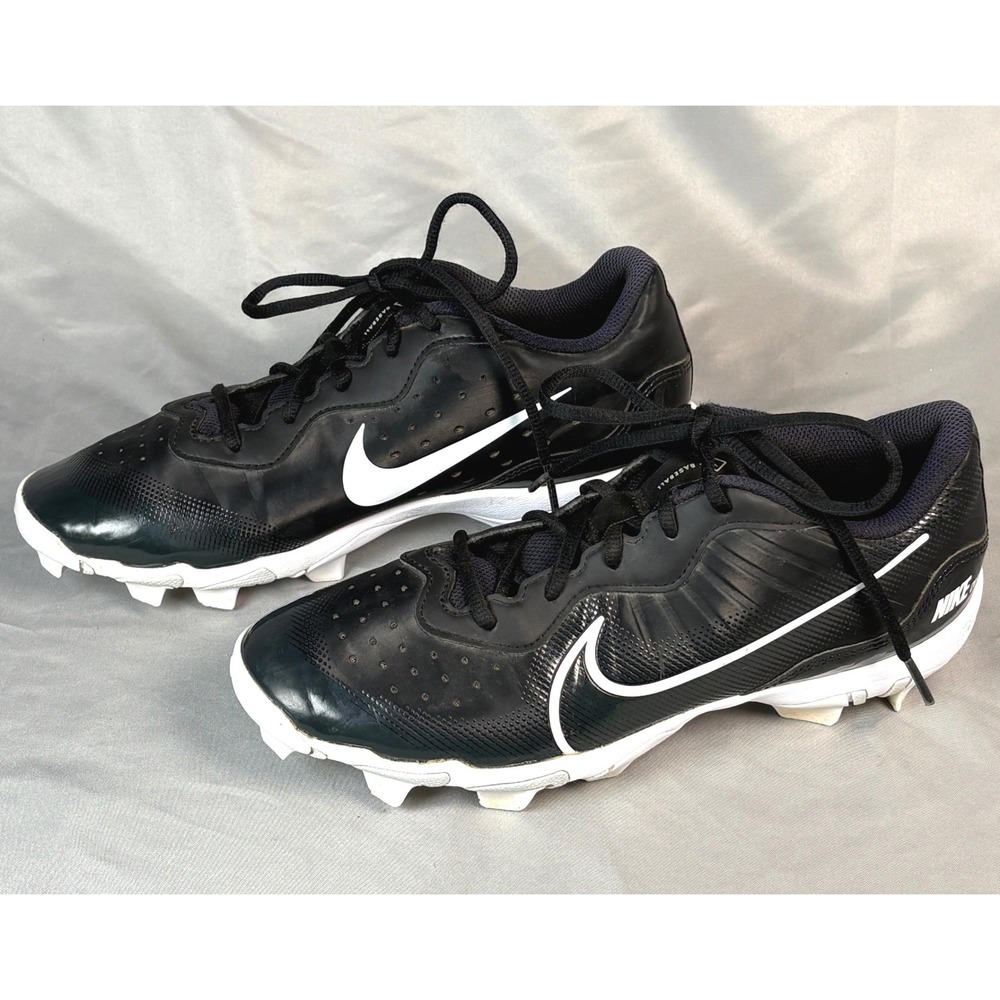 Nike Alpha Huarache NXT Baseball Cleats Black White DJ6524-001 Mens 7.5 Fastflex